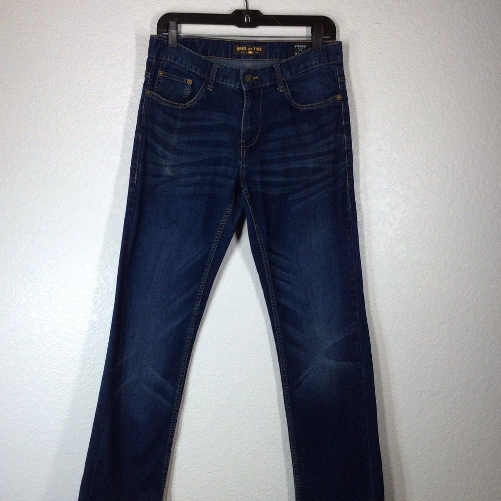Men’s Ring of Fire Straight Jeans